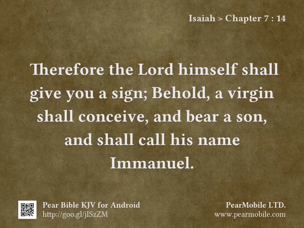 Isaiah, Chapter 7:14